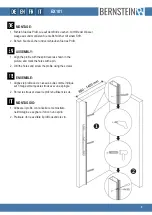 Предварительный просмотр 3 страницы BERNSTEIN EX101 Assembly Instructions Manual