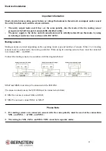 Preview for 9 page of BERNSTEIN SCR OM Manual