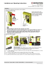 Предварительный просмотр 13 страницы BERNSTEIN SHS3 KA Series Installation And Operating Instructions Manual