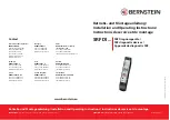 Preview for 1 page of BERNSTEIN SRF DI Series Installation And Operating Instructions Manual