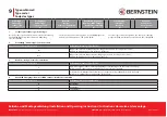 Preview for 15 page of BERNSTEIN SRF DI Series Installation And Operating Instructions Manual