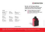 Предварительный просмотр 1 страницы BERNSTEIN Ti2 Series Installation And Operating Instructions Manual