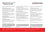 Предварительный просмотр 7 страницы BERNSTEIN Ti2 Series Installation And Operating Instructions Manual