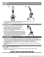 Preview for 3 page of Bernzomatic UL2317 Instruction Manual