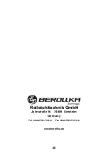 Предварительный просмотр 28 страницы Berollka 6991 User Manual