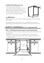 Предварительный просмотр 21 страницы Bertazzoni DW6083PRT Instruction Manual