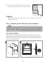 Предварительный просмотр 22 страницы Bertazzoni DW6083PRT Instruction Manual