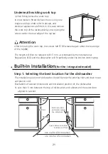 Предварительный просмотр 21 страницы Bertazzoni DW60BIV Instruction Manual