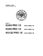 Preview for 1 page of Bertazzoni KU60 PRO 1X Installation Instructions Manual