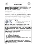 Bertazzoni M3W0GTU4X2A Installation And User Instructions Manual preview