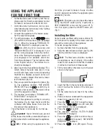 Preview for 8 page of Bertazzoni M45CAFX Instructions For Use And Installation