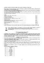 Preview for 2 page of Bertazzoni P92 Instructions For The Installation, Maintenance And Use