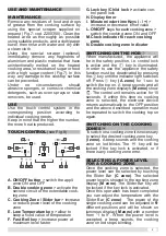 Предварительный просмотр 9 страницы Bertazzoni PE244CER Use And Maintenance Instructions