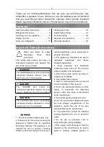 Preview for 2 page of Bertazzoni REF31BMFIX User'S Operation Manual