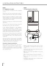 Preview for 10 page of Bertazzoni REF36FDFZXNT Installation And Use Manual