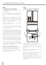 Preview for 38 page of Bertazzoni REF36FDFZXNT Installation And Use Manual