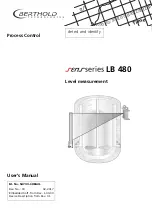 Предварительный просмотр 1 страницы BERTHOLD TECHNOLOGIES LB 480 User Manual