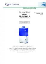 BERTHOLD TECHNOLOGIES NightOWL II LB 983 Operating Manual предпросмотр