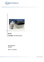 Berthold Crocodile miniWorkstation Operating Manual предпросмотр