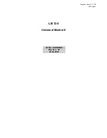 Berthold LB 134 User Manual предпросмотр