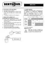 Предварительный просмотр 13 страницы Berthoud VERMOREL 3000 ELECTRIC Instruction Manual