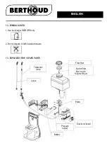 Предварительный просмотр 17 страницы Berthoud VERMOREL 3000 ELECTRIC Instruction Manual