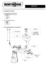 Предварительный просмотр 25 страницы Berthoud VERMOREL 3000 ELECTRIC Instruction Manual