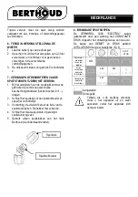 Предварительный просмотр 28 страницы Berthoud VERMOREL 3000 ELECTRIC Instruction Manual