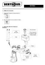 Предварительный просмотр 39 страницы Berthoud VERMOREL 3000 ELECTRIC Instruction Manual