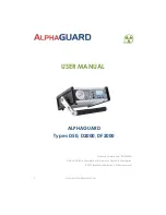 Предварительный просмотр 1 страницы Bertin Technologies ALPHAGUARD D2000 User Manual