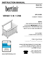 Предварительный просмотр 1 страницы Bertini 0-65857-17892-0 Instruction Manual