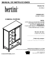 Предварительный просмотр 6 страницы Bertini 0-65857-19706-8 Instruction Manual