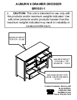 Предварительный просмотр 4 страницы Bertini BR1501-1 Instruction Manual