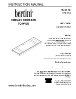 Bertini BR2505-2 Instruction Manual предпросмотр