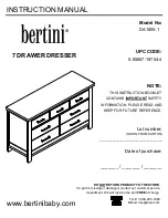 Bertini DA1805-1 Instruction Manual предпросмотр