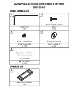 Предварительный просмотр 3 страницы Bertini NASHVILLE KNOX BR1519-2 Instruction Manual