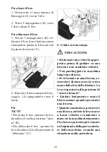 Preview for 25 page of Bertolini BTR 1750 D Operators Instruction Book