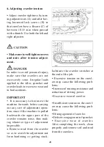 Preview for 94 page of Bertolini BTR 1750 D Operators Instruction Book