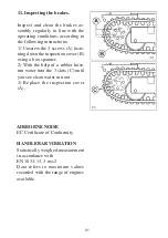 Preview for 97 page of Bertolini BTR 1750 D Operators Instruction Book