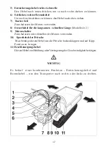 Preview for 115 page of Bertolini BTR 1750 D Operators Instruction Book