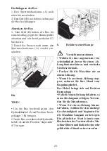 Preview for 121 page of Bertolini BTR 1750 D Operators Instruction Book