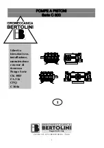 Предварительный просмотр 2 страницы Bertolini C 1248 User Manual