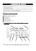 Предварительный просмотр 6 страницы Bertolini C 1248 User Manual