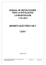 Предварительный просмотр 72 страницы Bertos E7PI Instruction Manual