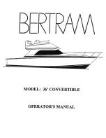 Bertram 36" Convertible Operator'S Manual preview