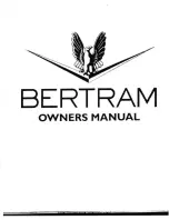 Bertram 36' MOPPIE Operator'S Manual preview