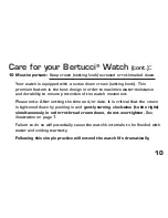 Предварительный просмотр 11 страницы Bertucci Performance Watch Owner'S Manual