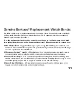 Предварительный просмотр 12 страницы Bertucci Performance Watch Owner'S Manual