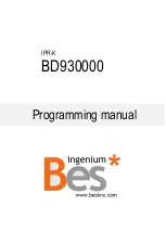 Bes Ingenium IPR-K BD930000 Programming Manual предпросмотр