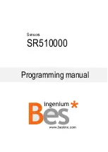 Preview for 1 page of Bes Ingenium KNX SR510000 Programming Manual